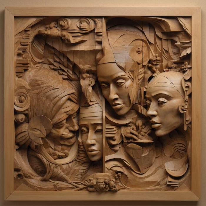 نموذج ثلاثي الأبعاد لآلة CNC 3D Art 